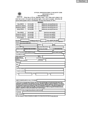 akc entry form obedience fillable