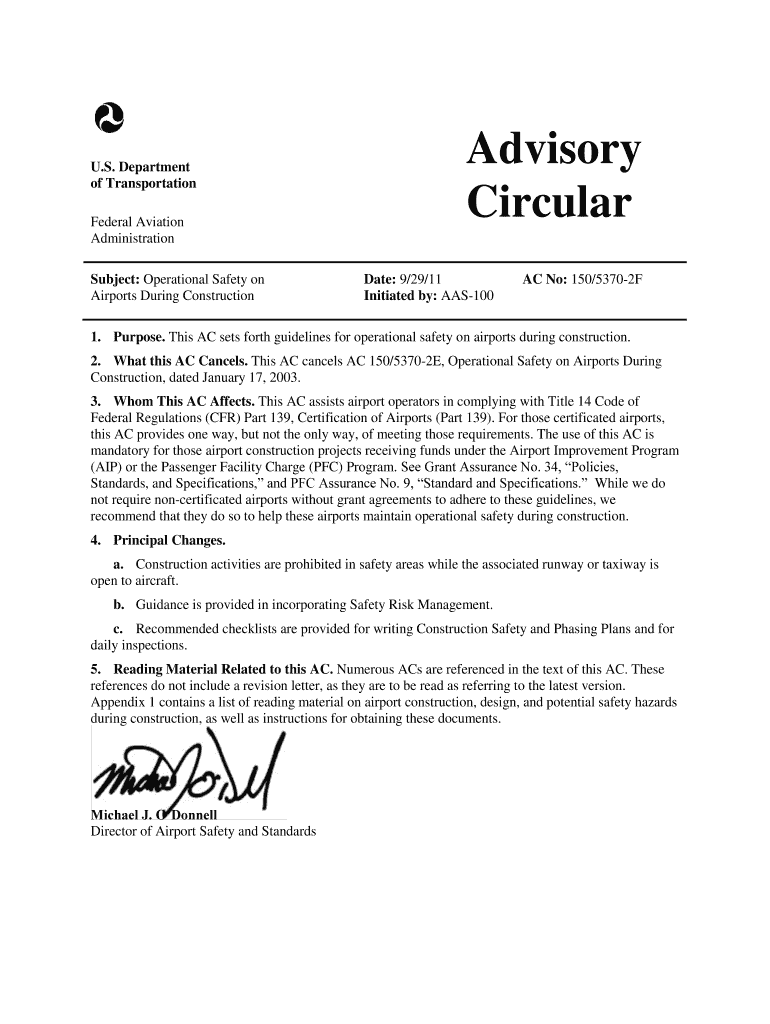 faa circular Preview on Page 1