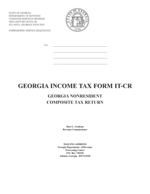 Georgia Nonresident Composite Tax Return