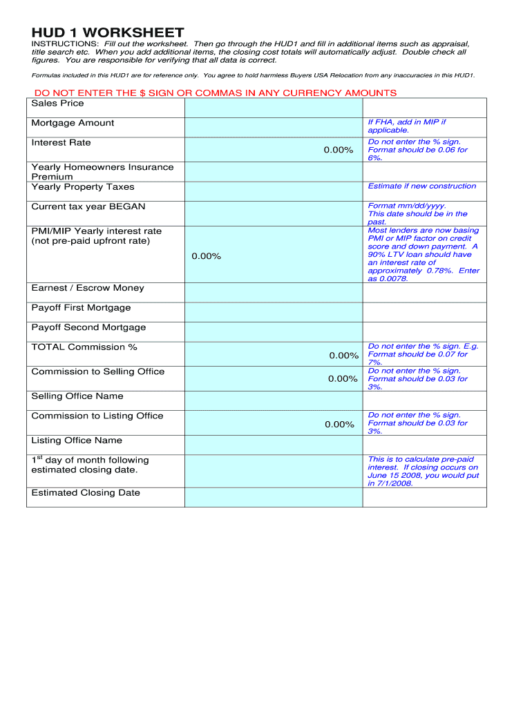 Hud Income Calculation Worksheet Studying Worksheets
