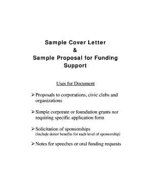 26 Printable Sample Sponsorship Letter Forms And Templates