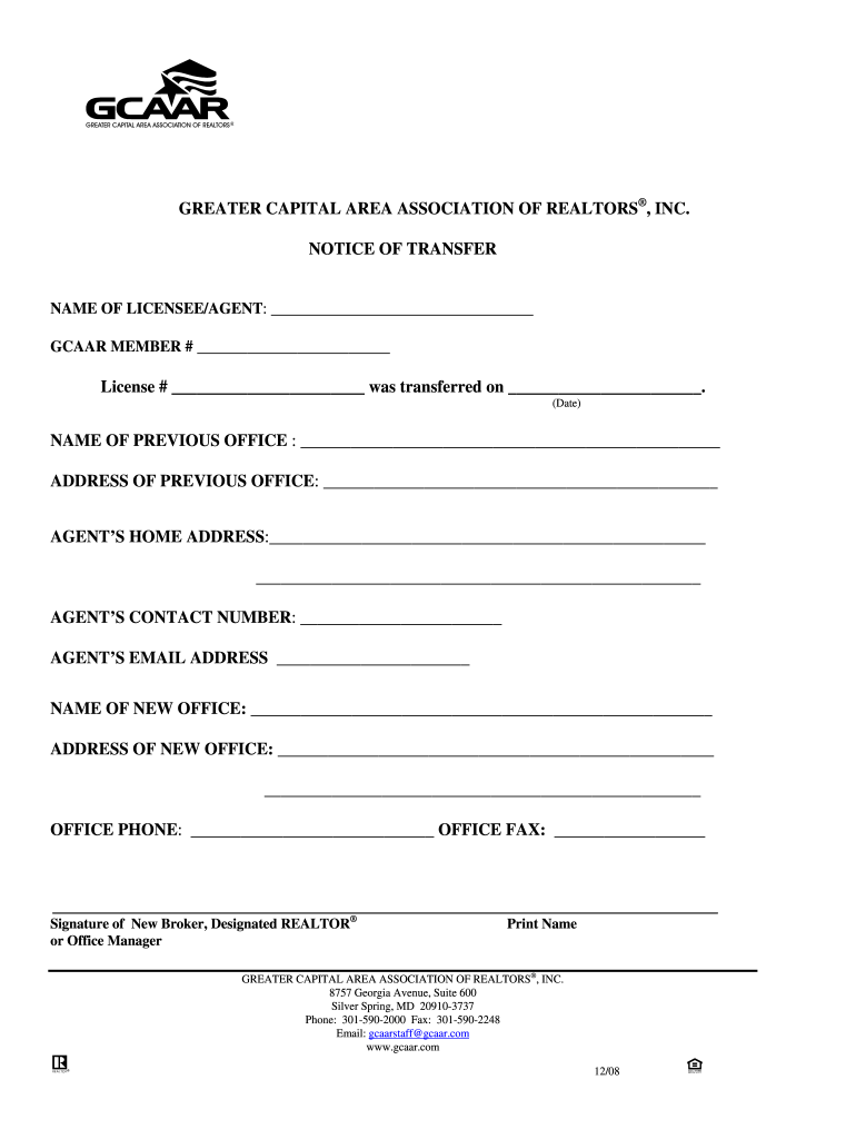 financial information sheet 2005 the great capital area associatoin of realtors Preview on Page 1.