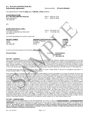 Electrician invoice template - sample of fax to subcontractor form