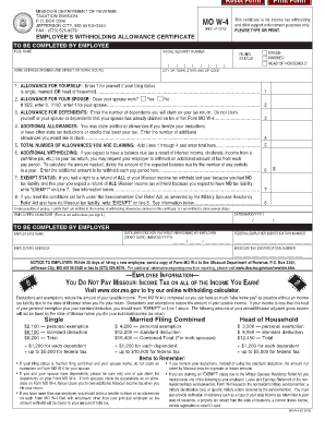 employees withholding allowance certificate w 4 fill online w 4 form printable