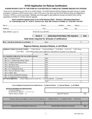 ayso reciprocity agreement form