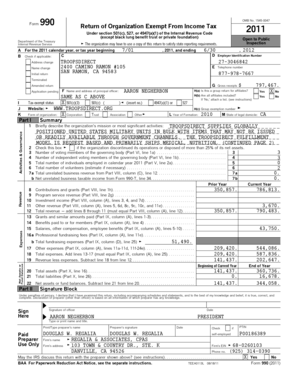 Form 990 2011