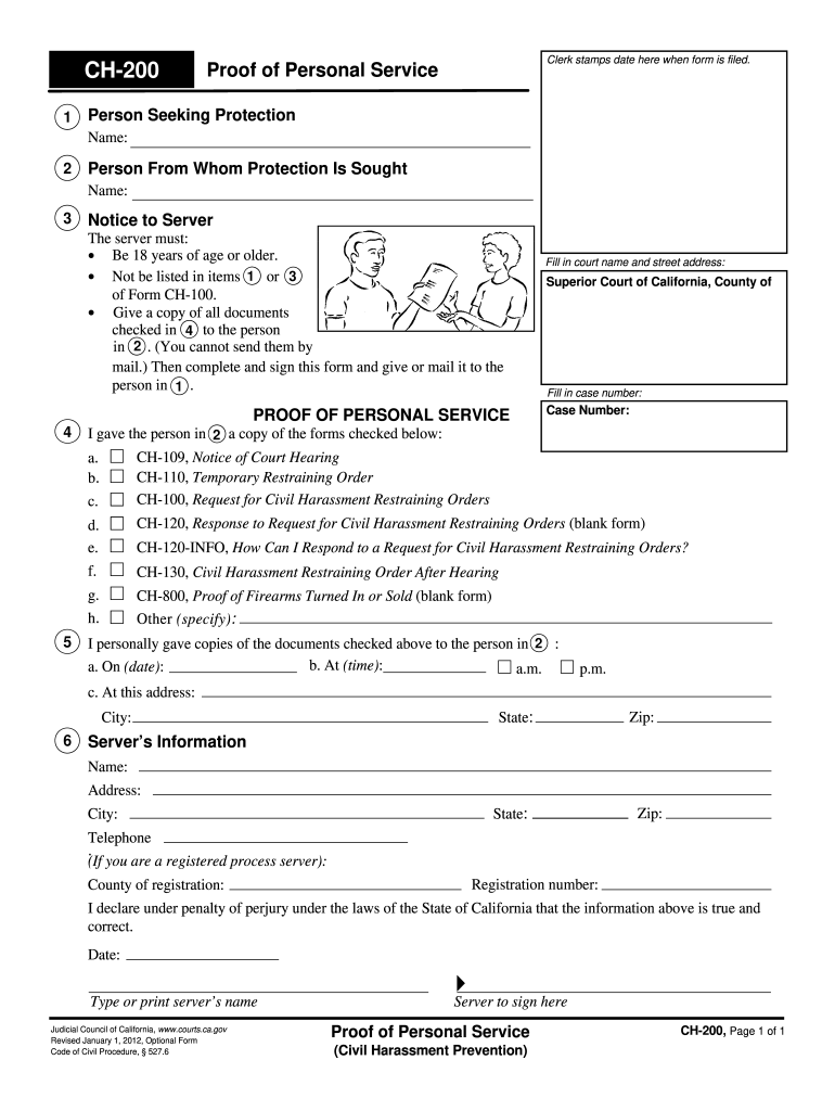 ch 200 form Preview on Page 1