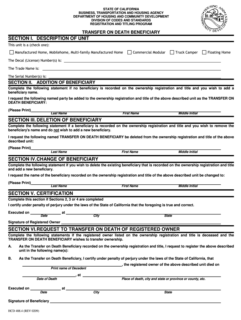 4884 transfer 2009 form Preview on Page 1