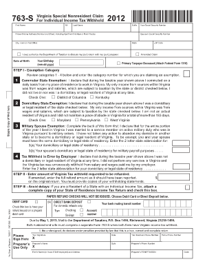 2016 2018 form va 763 s fill online printable fillable blank virginia form 763