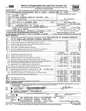 Fillable Online woundedwarriorproject F,.....990 - Wounded Warrior ...