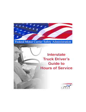 Truck driver application form pdf - Interstate Truck Driver's Guide to Hours of Service - Federal Motor ... - fmcsa dot