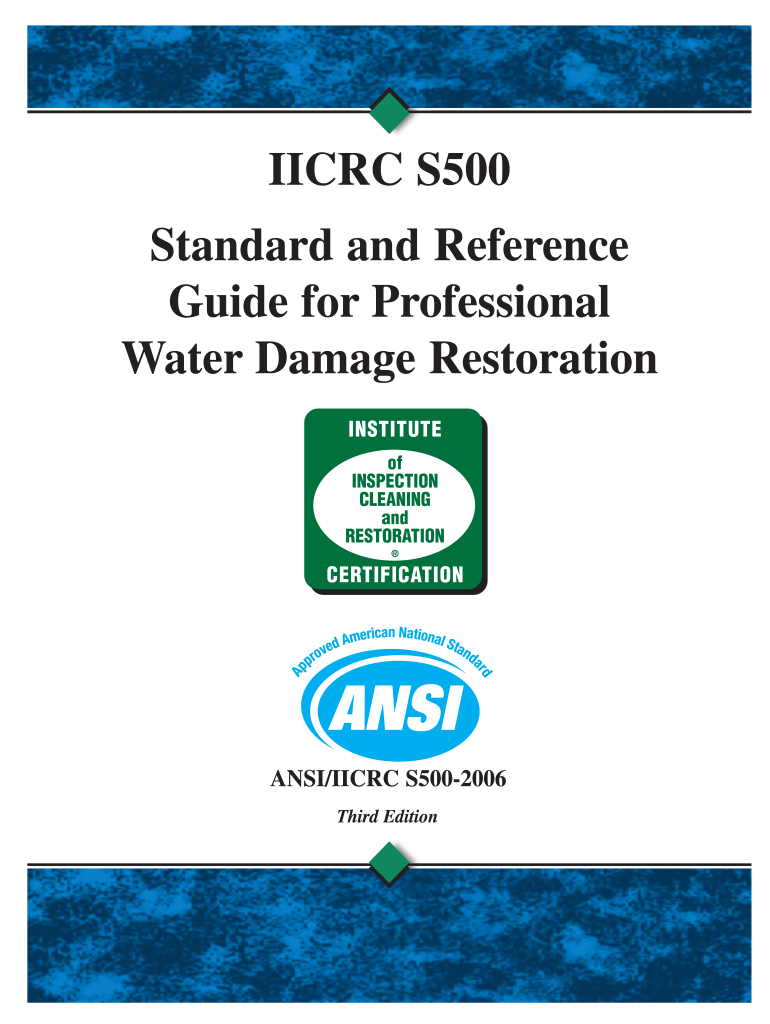 iicrc s500 pdf free download Preview on Page 1