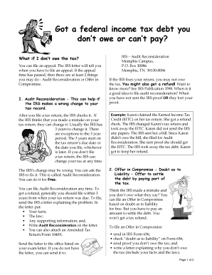 IRS Audit Reconsideration Guide