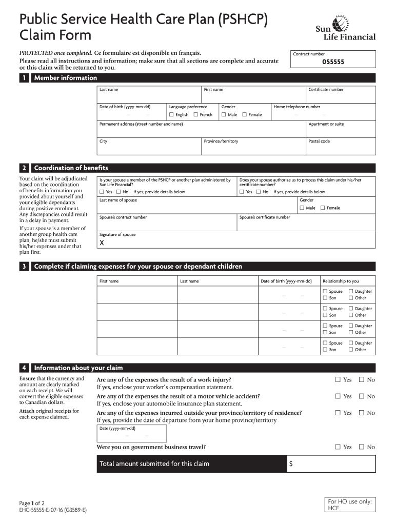 Sunlife forms Fill out & sign online DocHub