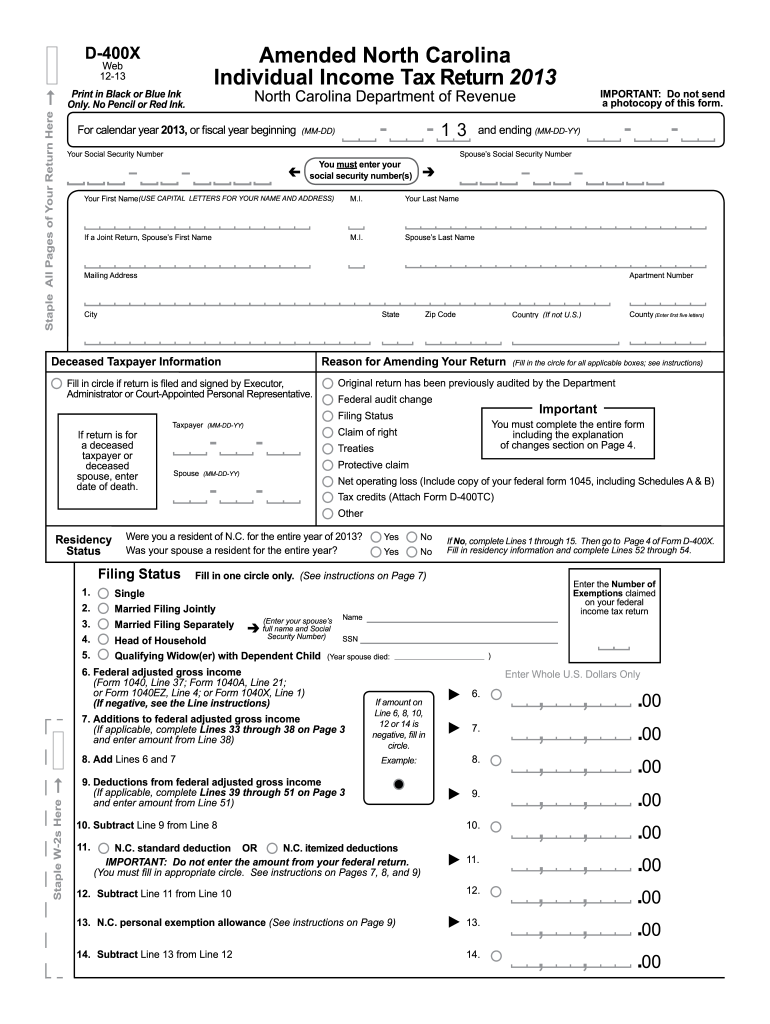 tax return for individuals