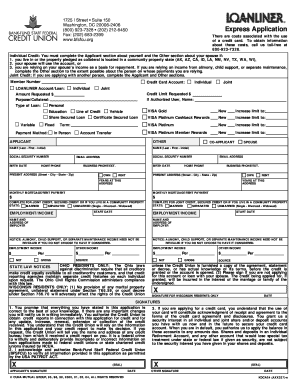 Credit Card Application Form