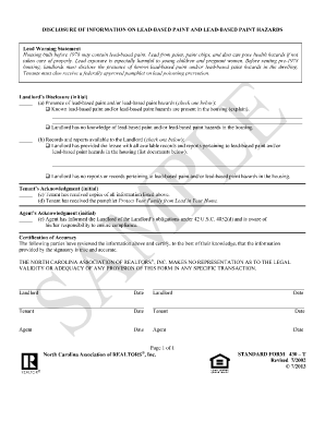 North Carolina Residential Lease Agreement