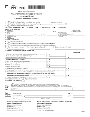 ppt form alabama fillable pdffiller al printable