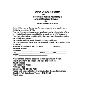 Form preview