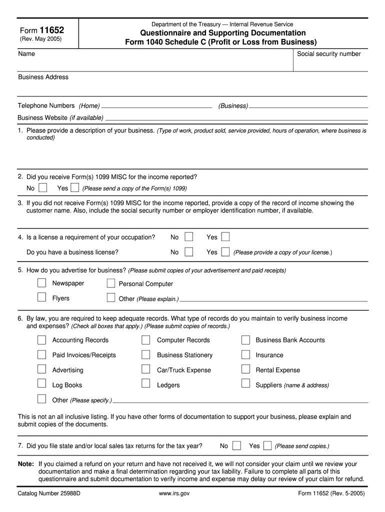 IRS eitc 11652 2005 - Fill out Tax Template Online | US Legal Forms
