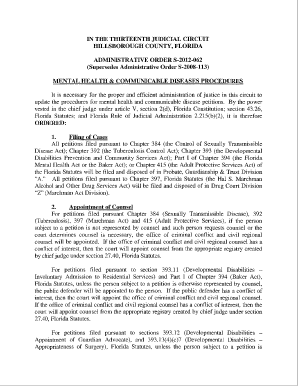 Florida Baker Act Form Pdf - Fill and Sign Printable Template Online