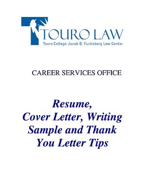 Thank you letter for honorarium - Formal resume fillable