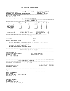 Fillable Online Experian Example (PDF) Fax Email Print - pdfFiller