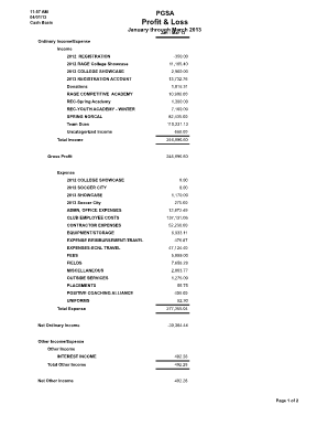 How do you prepare an income statement - Income Statement Collapse March 31, 2013.xlsx - Pleasanton Rage ...