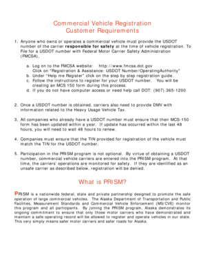 Irp number example - Commercial Vehicle Registration Customer Requirements What is ... - doa alaska