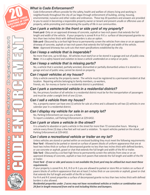 City Of Las Vegas Code Enforcement - Fill Online, Printable 