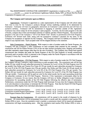 Independent Contractor Agreement