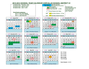 corvallis school district calendar 2013 form