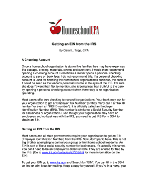 IRS EIN Application Guide for Nonprofits