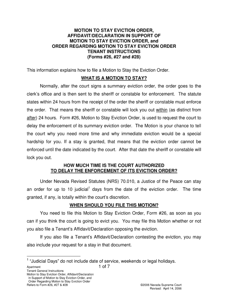 Hardship Stay Of Eviction Florida Fill Out Sign Online DocHub
