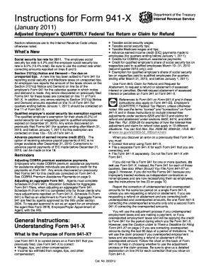 Instructions for Form 941-X