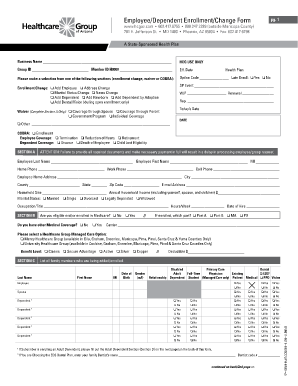 Employee/Dependent Enrollment/Change Form
