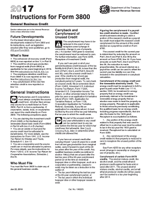 Instructions for Form 3800