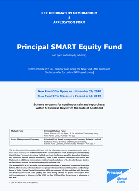 Principal SMART Equity Fund Application Form