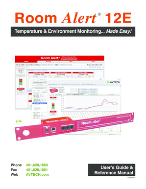Fillable Online Room Alert 12e Avtech Software Inc Fax