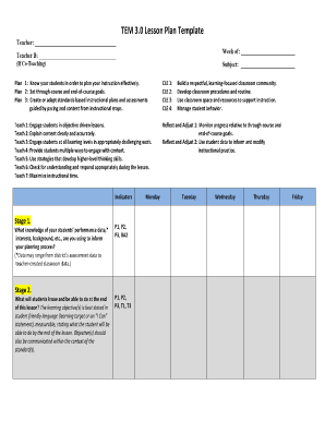 Format of a lesson plan - sample session plan