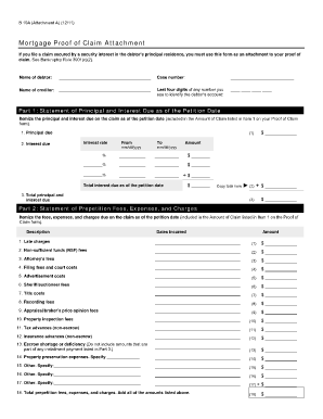 Promissory note for tuition fee sample - mortgage proof of claim attachment fillable