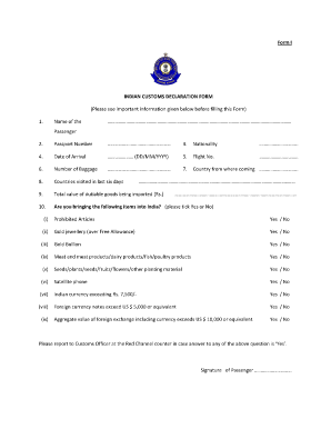 G 325 form - form g customs