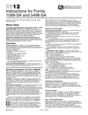 Instructions for Forms 1099-SA and 5498-SA