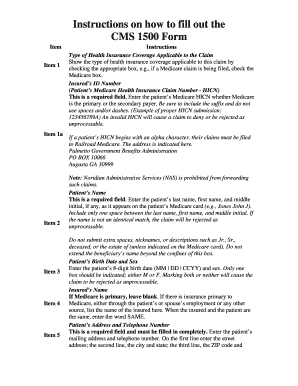 Hiffa form - how to fill out cms 100 forms