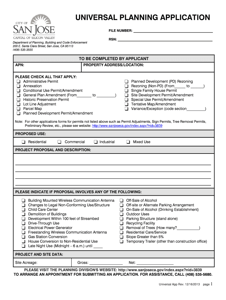 Fillable Online universal application Rev. 1.doc Fax Email Print
