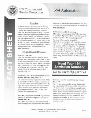 Cbp1 form - Check out CBP's new I-94 reference guide. - International Studies - internationalstudies illinoisstate