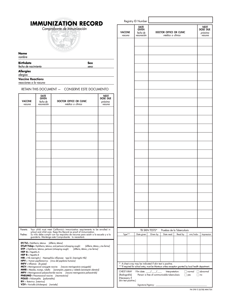 covid vaccine card template Preview on Page 1.
