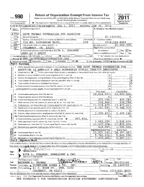 Form 990 Tax Exemption Application