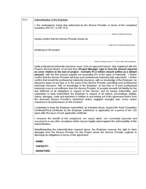 Service Provider Indemnification Agreement