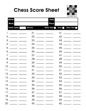 chess score sheet pdf